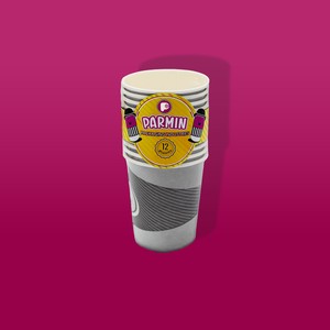 لیوان کاغذی بسته ۱۲ عددی